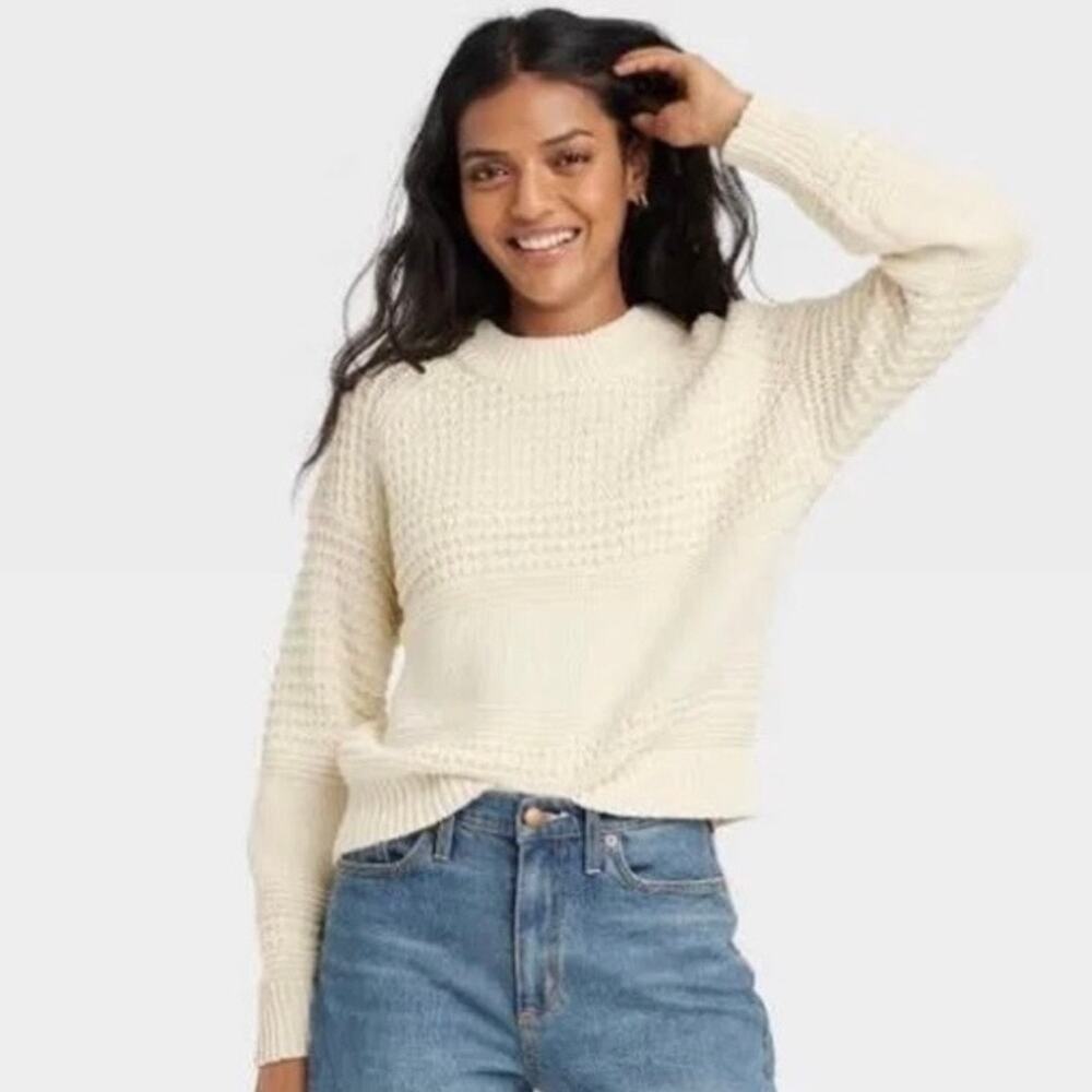 Universal Thread | Pullover Knit Sweater Crew Nec… - image 1